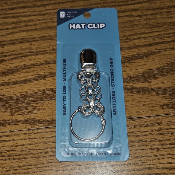 Swirl Silver Hat Clip BNIB - Picture 7 of 8
